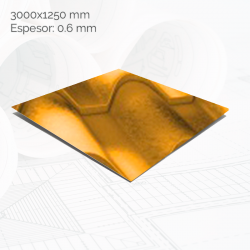 Chapa prelacada 3000x1250mm...
