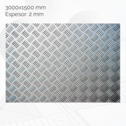 Chapa damero 3000x1500mm E2