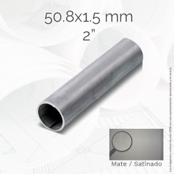 Tubo redondo 50.8 2in 1.5mm...