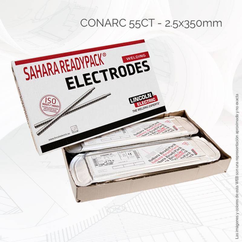 Electrodo recubierto acero Cor-Ten CONARC 55CT