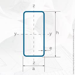 Tubo rectángulo TUREC 120x50 4mm
