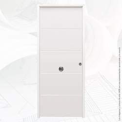 Puerta acero Cintia Blanco 1C/3P 1000x2100mm