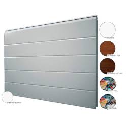 Panel puerta Seccional Multilínea Liso 610